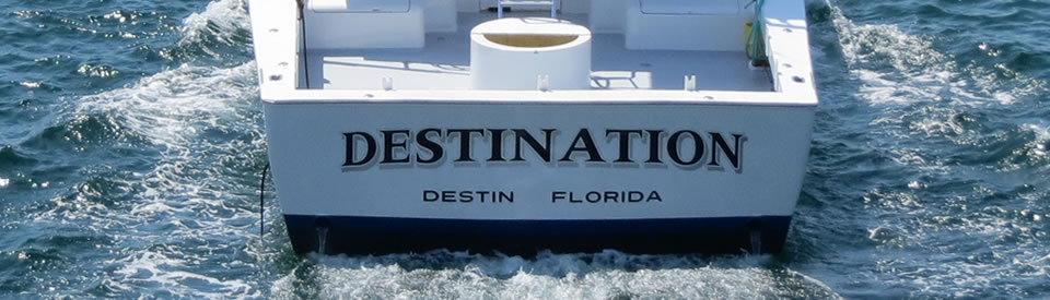 Charter Boat Destination Site Map